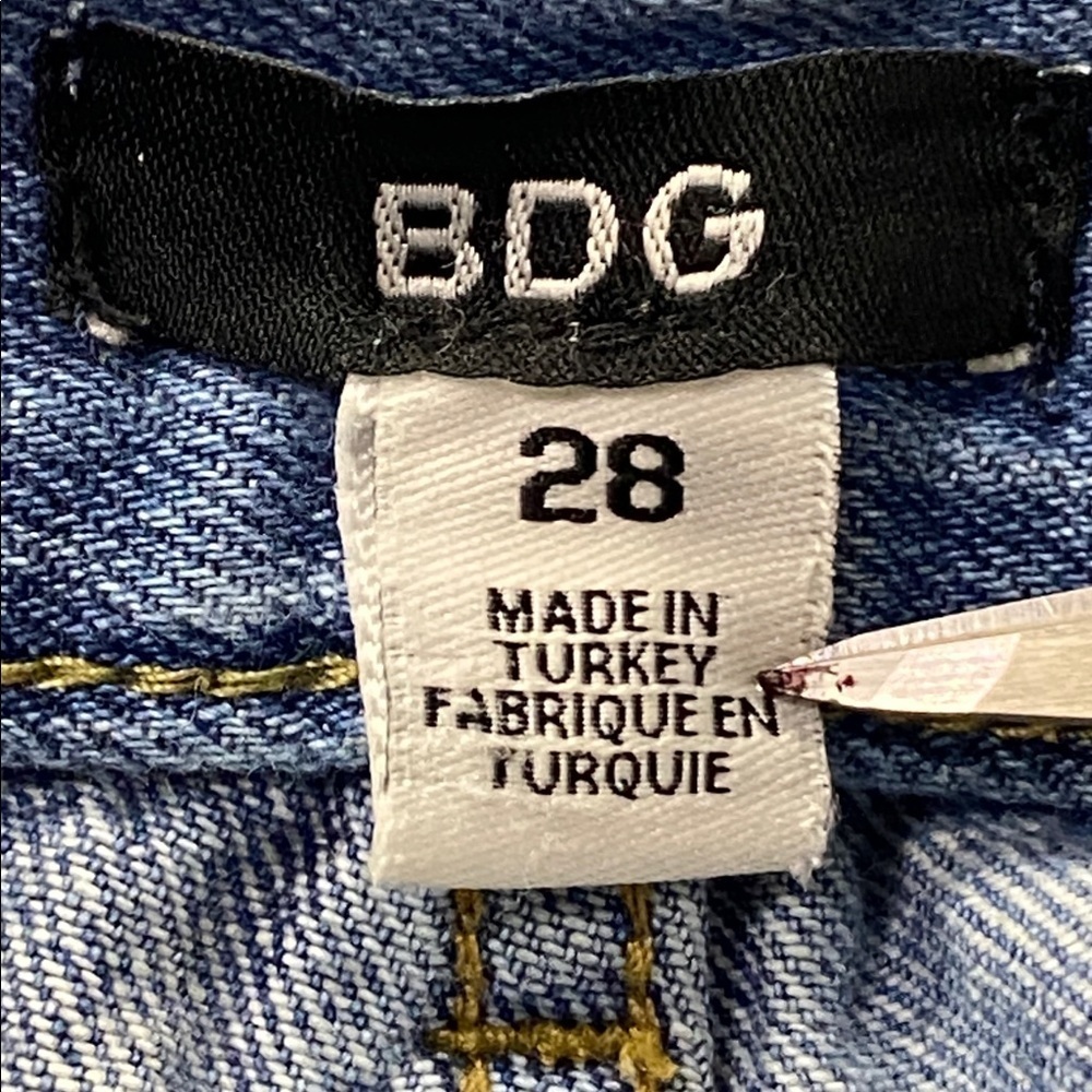 BDG Urban Outfitters Wide Leg Bell Bottom Streetwear Y2K Style Jeans Size 28 - Picture 10 of 12